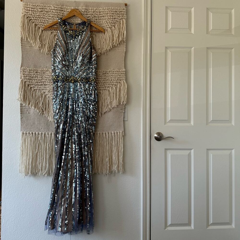 Mac Duggal Sunburst Sequin 85172 Gown